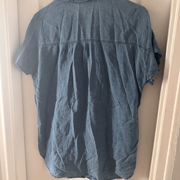 Madewell Central Ruffle-Sleeve Shirt - Picture 3 of 4